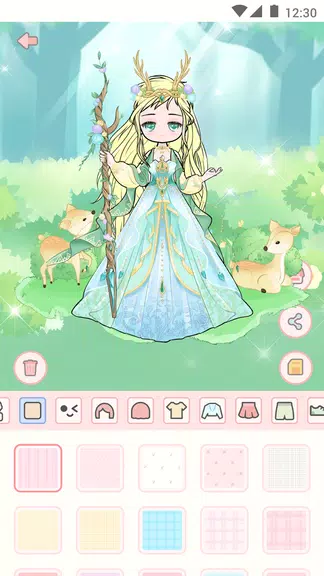 Cute live star:dress up avatar Captura de tela 3