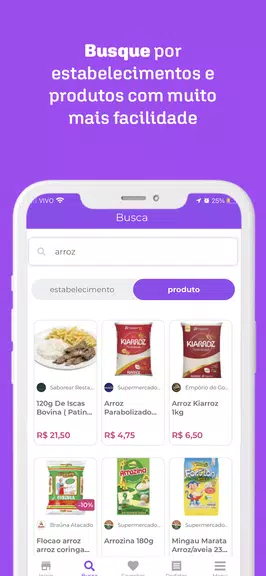 quero delivery: mercado e + Captura de tela 2