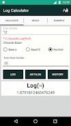 Log Calculator ဖန်သားပြင်ဓာတ်ပုံ 1