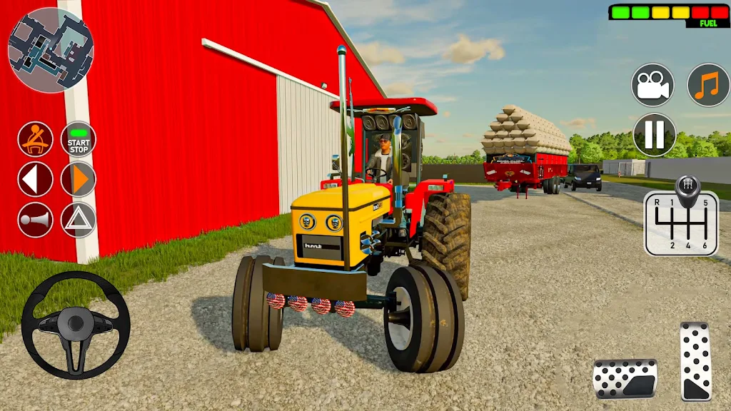 Schermata Cargo Tractor Farming Game 3D 0