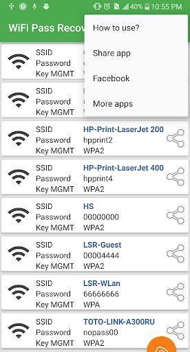 WiFi Password Recovery — Pro应用截图第2张