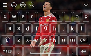 Cristiano CR7 MANU Keyboard ဖန်သားပြင်ဓာတ်ပုံ 3