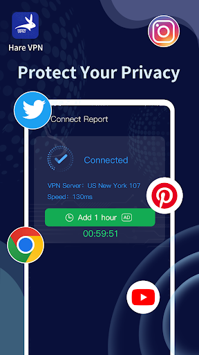 Hare VPN 스크린샷 1