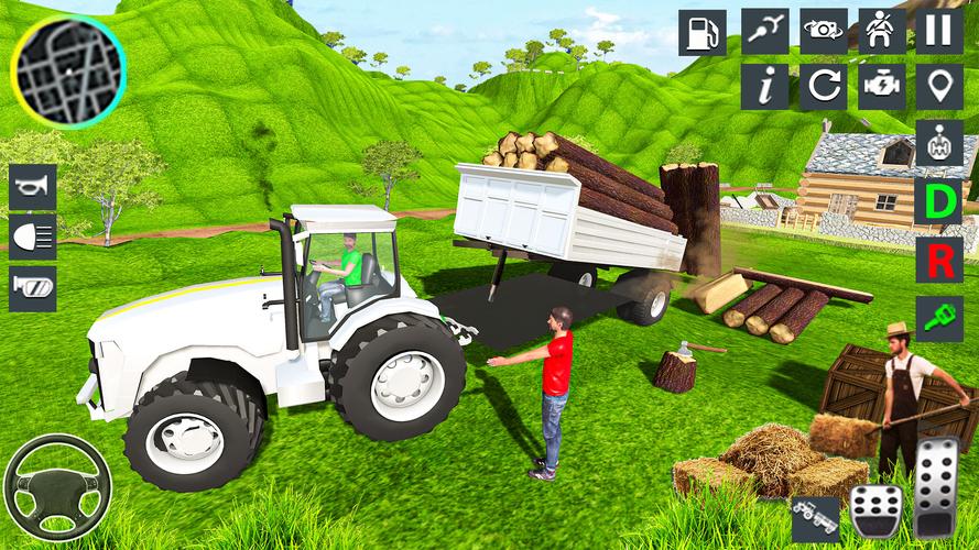 Tractor Driving Tractor Game 스크린샷 2