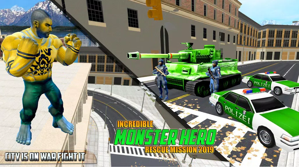Incredible Monster Superhero Crime City 2018 スクリーンショット 3
