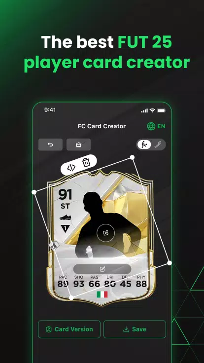 FUT 25 Card Creator Captura de pantalla 0