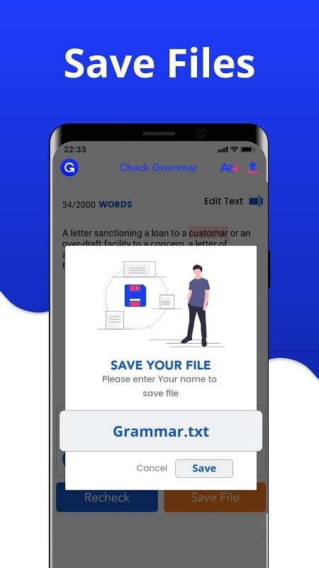 Grammar Checker Capture d'écran 2