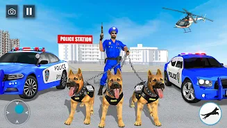 US Police Dog Crime Chase Game Скриншот 0