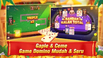 Domino QiuQiu 99 QQ Gaple Slot 스크린샷 1