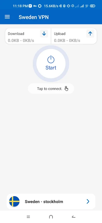 Sweden VPN - Fast & Secure Ekran Görüntüsü 1