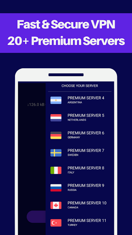 World VPN Proxy - Peace VPN Captura de tela 2