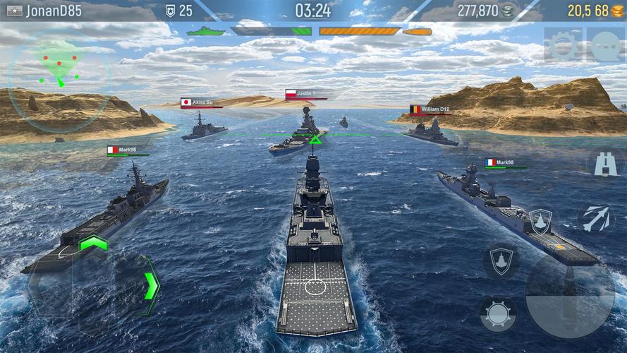 Naval Armada: Корабли по сети Скриншот 1