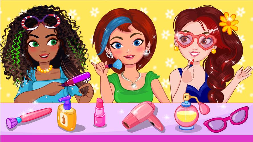 Hair Salon games for girls fun Zrzut ekranu 0