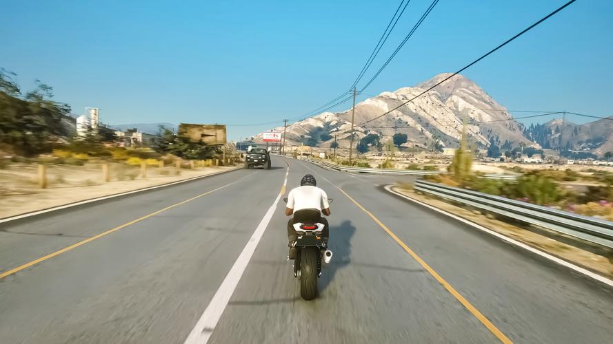Highway Bike Traffic Racer 3D Capture d'écran 1