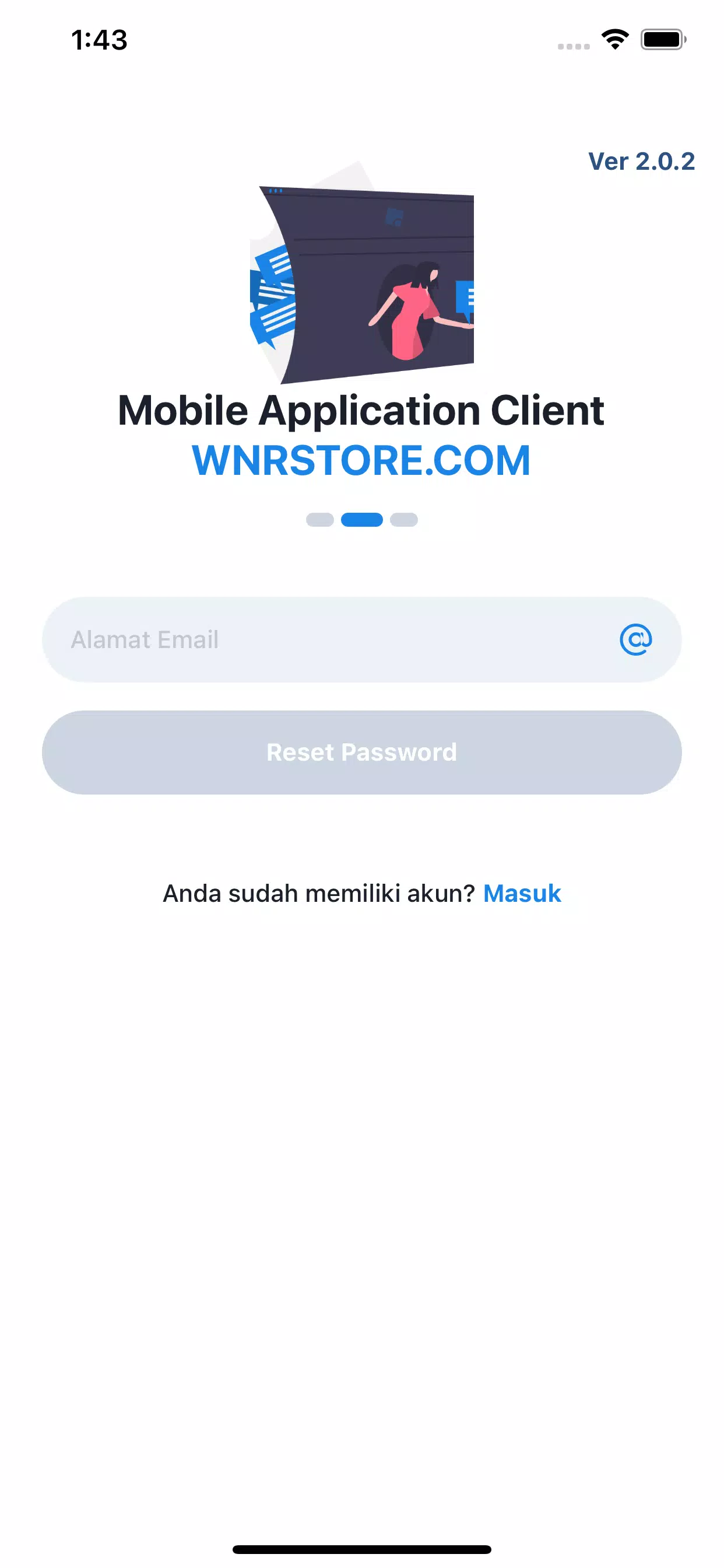 Schermata WNRStore Mobile - Jasa SMS OTP 1