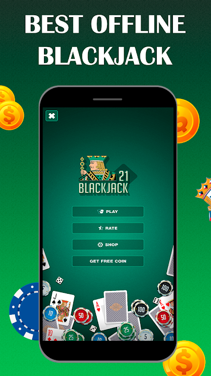 Royal Blackjack 21 Скриншот 0