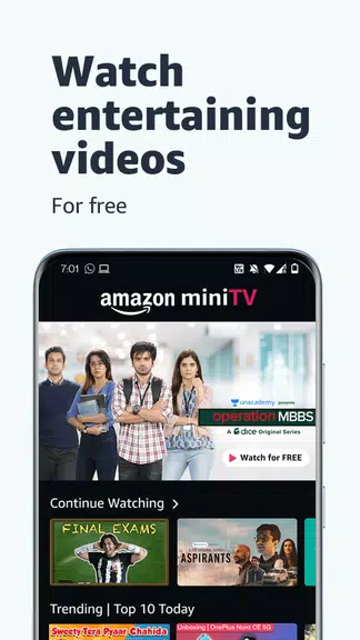 Amazon India Shop, Pay, miniTV Zrzut ekranu 1