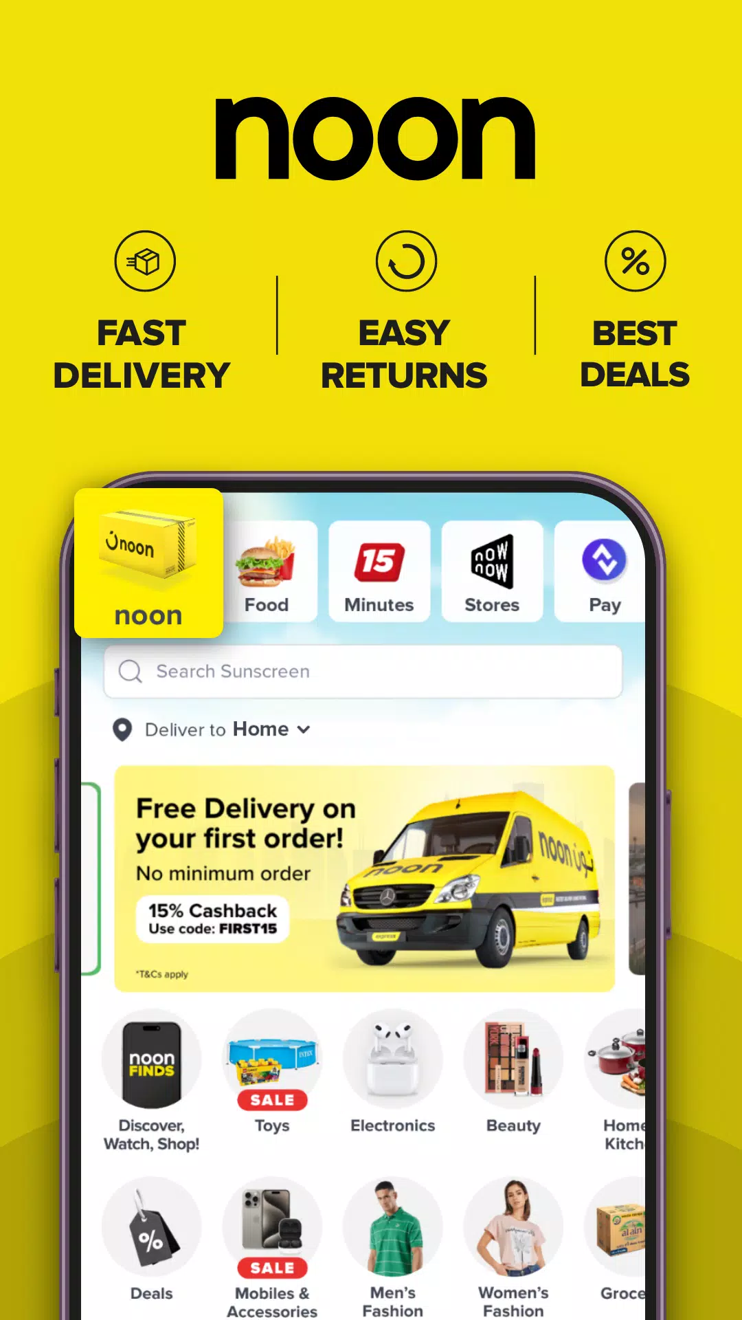 noon Shopping, Food, Grocery Screenshot 0
