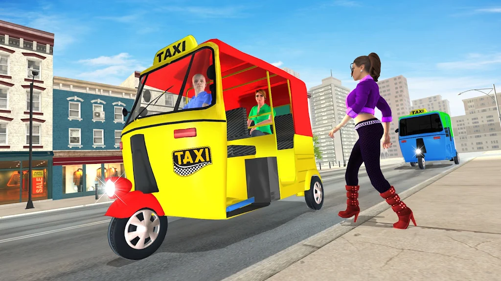 Grand Tuk Tuk Rickshaw Game スクリーンショット 2