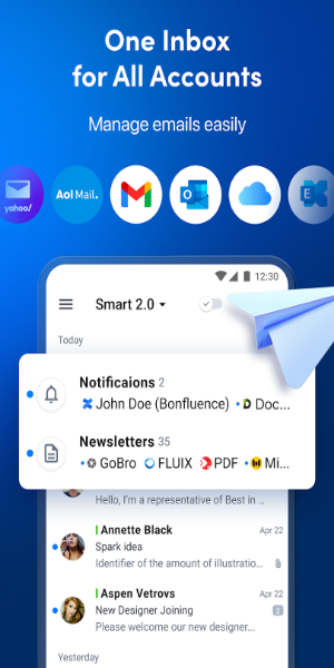 Spark Mail – AI Email Inbox 스크린샷 0