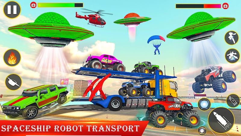 Spaceship Robot Transform Game Tangkapan skrin 1