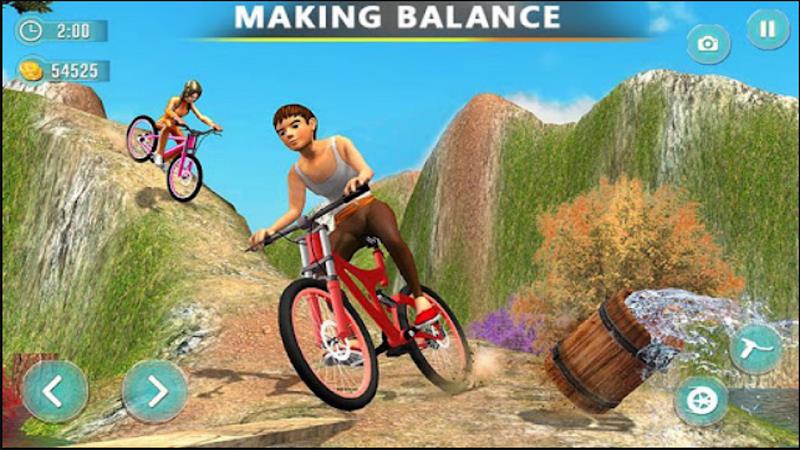 Offroad Bicycle Bmx Stunt Game Captura de tela 2