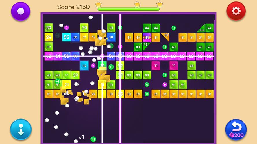 Jewel Bricks Breaker Скриншот 1