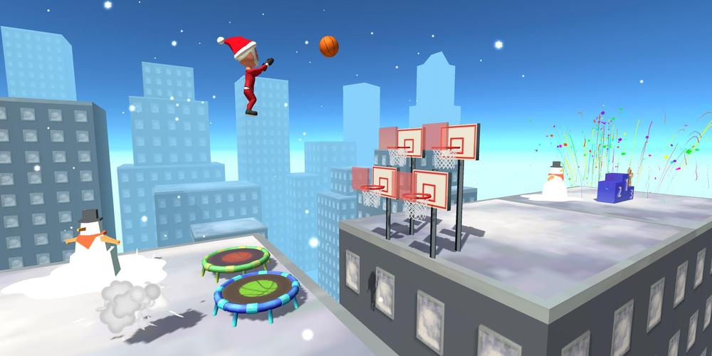 Jump Up 3D: Basketball game Captura de pantalla 2