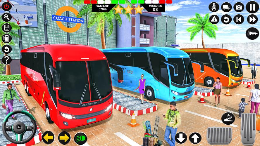 Passenger Bus Driving Games 3D Скриншот 1