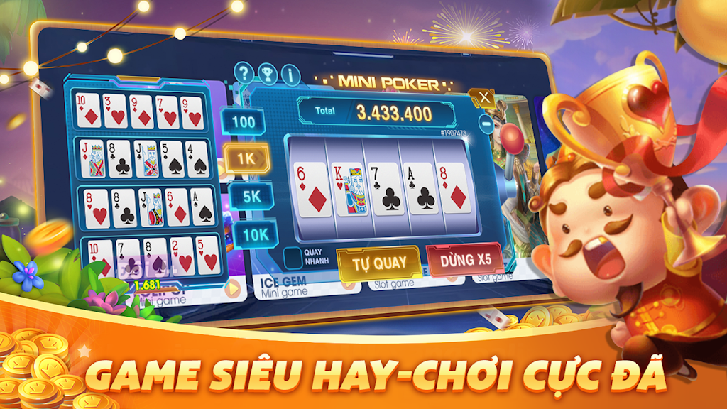 Donclub Tài Xỉu – Xóc Đĩa Tangkapan skrin 1