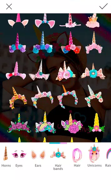 Unicorn Photo Editor स्क्रीनशॉट 1