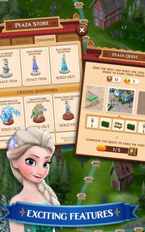 Disney Frozen Free Fall Скриншот 1