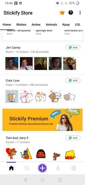 Stickify ဖန်သားပြင်ဓာတ်ပုံ 2