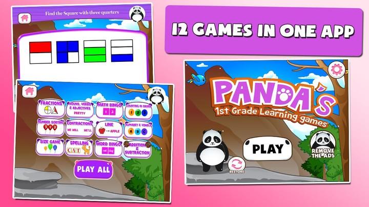 Panda 1st-Grade Learning Games应用截图第0张