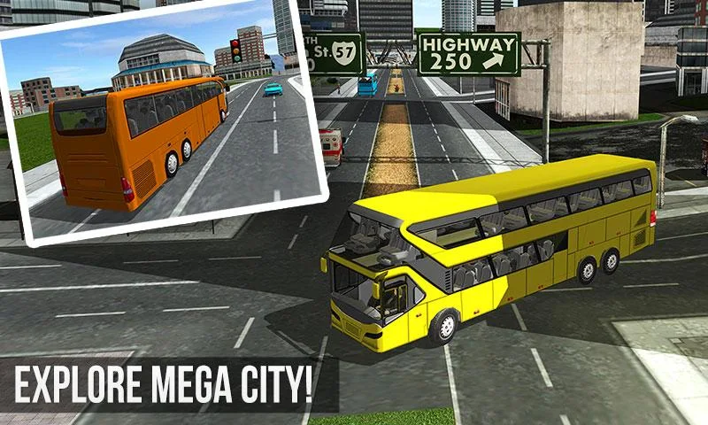 Highway Bus Coach Simulator ภาพหน้าจอ 0