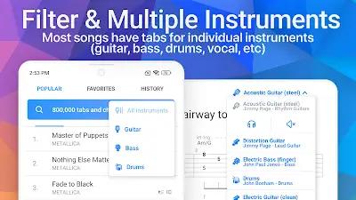 Songsterr Guitar Tabs & Chords ဖန်သားပြင်ဓာတ်ပုံ 3