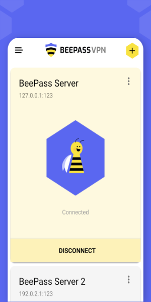 BeePass VPN: Easy & Secure Capture d'écran 1