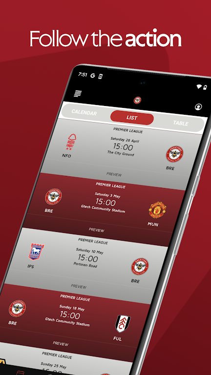 Schermata Brentford FC Official 1