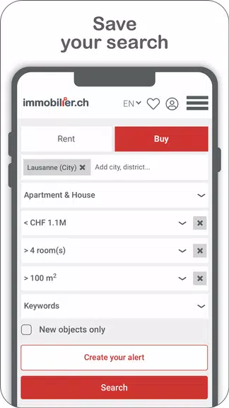 immobilier.ch 스크린샷 2