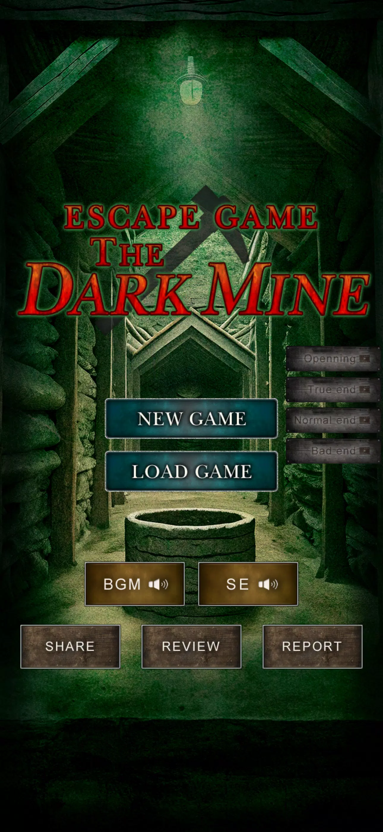 Escape Game THE DARK MINE Schermafbeelding 0