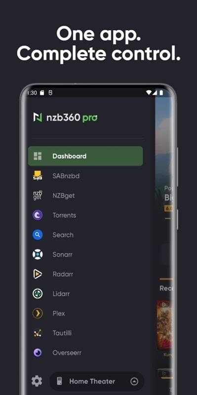 nzb360 - Sonarr / Radarr / SAB Capture d'écran 2