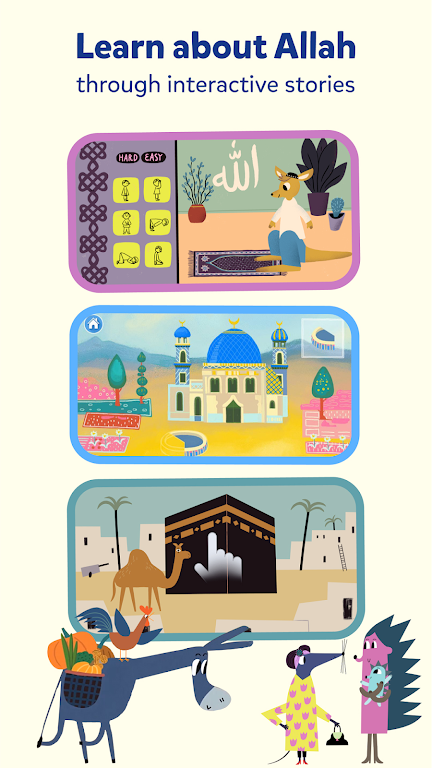 Miraj Muslim Kids Books Games Screenshot 1