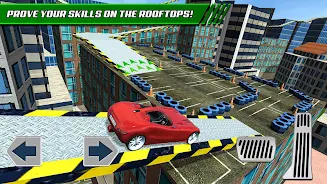 Roof Jumping Car Parking Games Screenshot 2