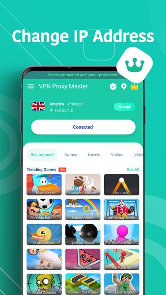 VPN Master-Free·unblock·proxy ဖန်သားပြင်ဓာတ်ပုံ 1