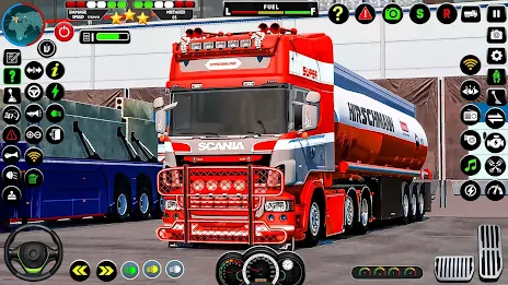 US Oil Tanker Truck Drive Sim Schermafbeelding 1