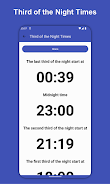 Third of the Night Calculator स्क्रीनशॉट 2