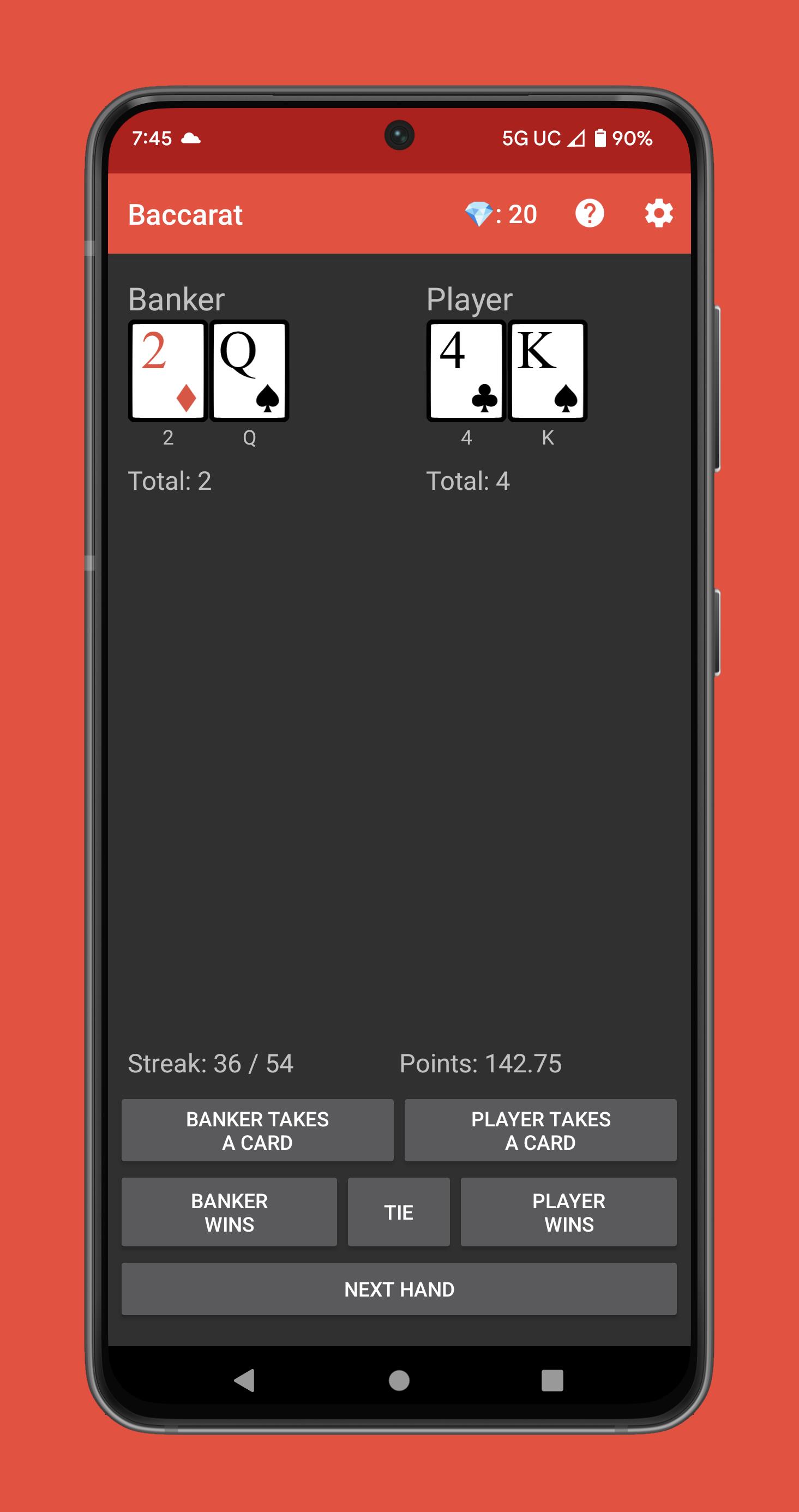 Learn Baccarat Tangkapan skrin 0