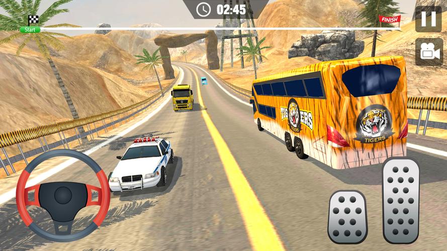 Offroad Bus Climb Hill Racing স্ক্রিনশট 1