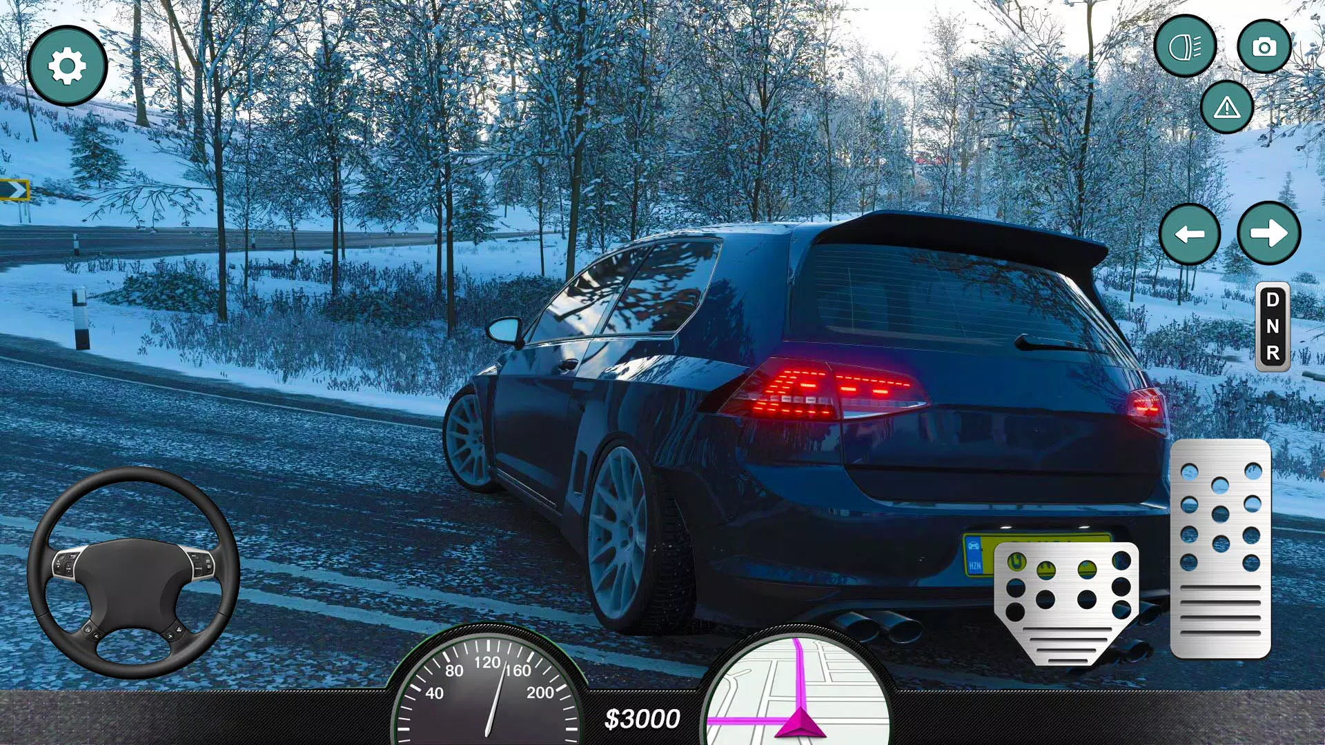 Euro Car Simulator Driving 2 ภาพหน้าจอ 3