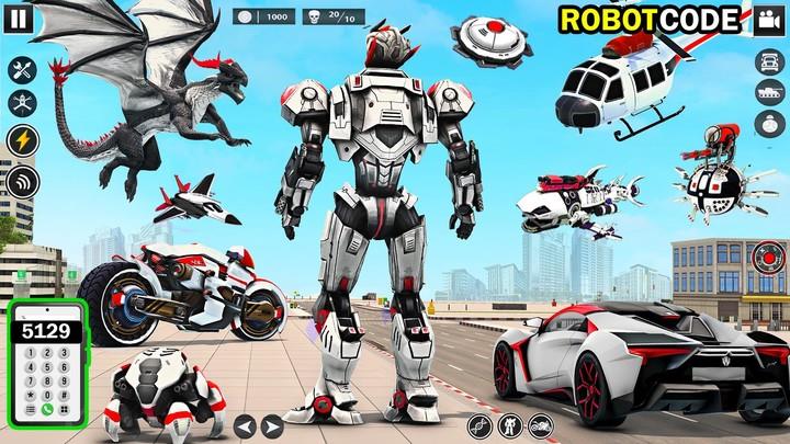 Bee Robot Car Transform Games Zrzut ekranu 2